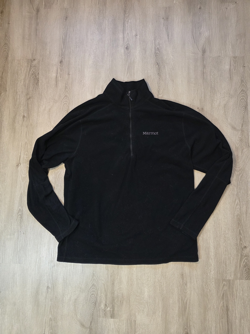 Marmot 1/4 Zip Fleece Logo Pullover Men Size XL